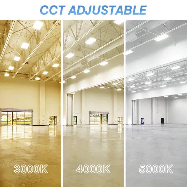 LED Linear High Bay Light, 1.8ft, 200W/240W/300W, CCT 3000K/4000K/5000K, 45,000 Lumens, 100-277 VAC - Lumens Depot
