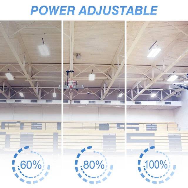 LED Linear High Bay Light, 1.8ft, 200W/240W/300W, CCT 3000K/4000K/5000K, 45,000 Lumens, 100-277 VAC - Lumens Depot