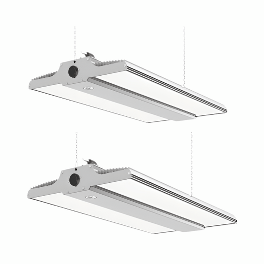 LED Linear High Bay Light, 1.2ft, 150W/120W/90W, CCT 3000K/4000K/5000K, 22,500 Lumens, 100-277 VAC - Lumens Depot