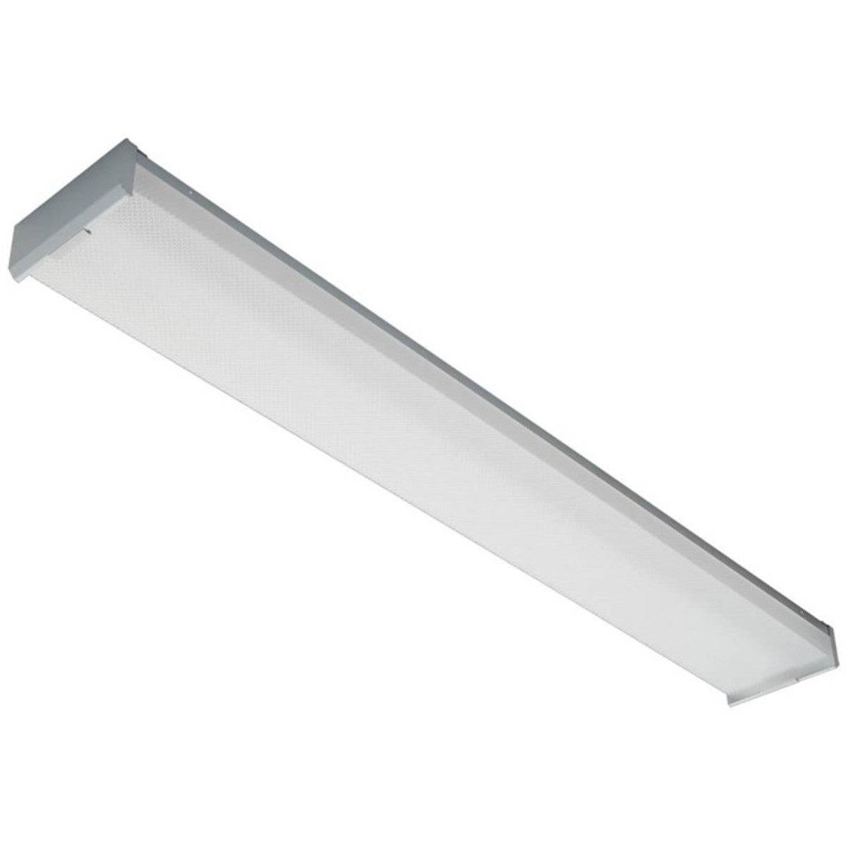 4ft LED Wraparound Light with Selectable Wattage & CCT - 22W/30W/38W - 3500K/4000K/5000K - Prismatic Lens - Lumens Depot