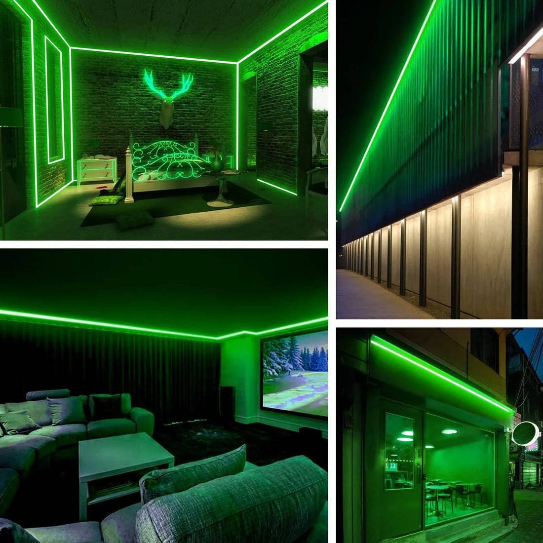 110V Eco Green Neon Rope Light – Energy Efficient, 189 Lumens/M - Lumens Depot