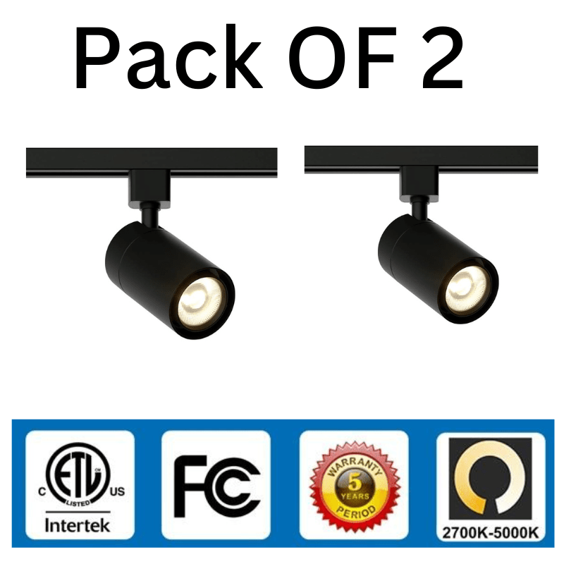 30W LED Track Lighting - 2700K/3000K/4000K/5000K/5700K - Adjustable 5-Color Temperature - Lumens Depot