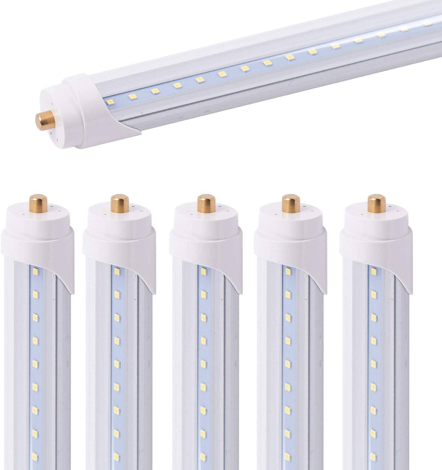 LED Tube Light - FA8, 8FT, 40W, CCT 5000K, 5000 Lumens - Lumens Depot