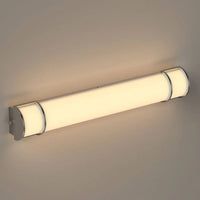 Half Cylinder Bathroom Light Fixtures, CCT Changeable, Dimmable , Brushed Nickel Finish, Bathroom Vanity Lights