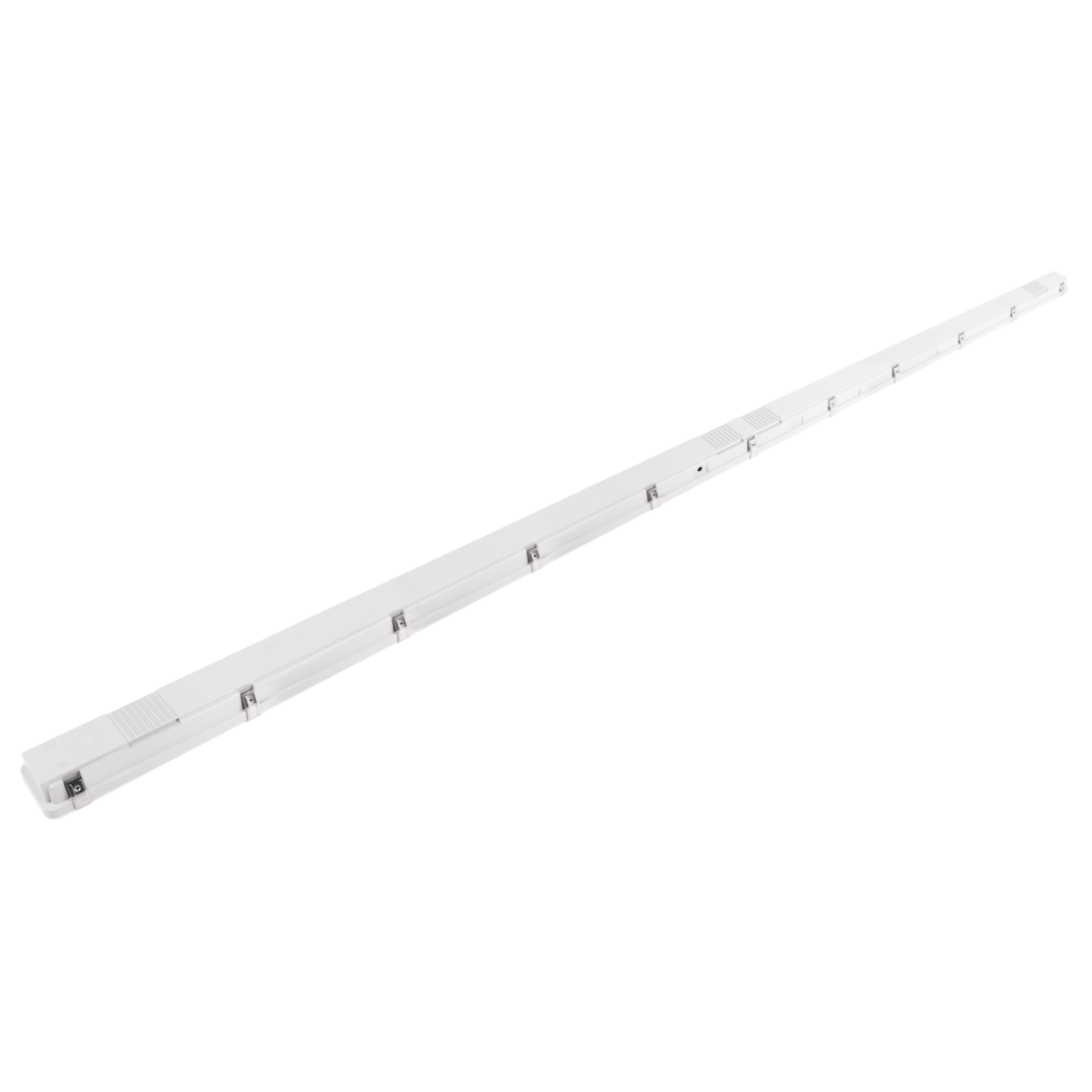 8ft LED Vapor Tight Light - Selectable Wattage(80W/70W/60W) & CCT(3000K/4000K/5000K), 10,400lm, 0-10V Dimmable, DLC 5.1 Certified - Lumens Depot