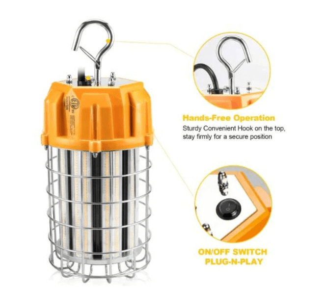 60 Watt LED Work Lights, 5000K- 8400 Lumens, AC100-277V Outdoor LED Security Lights - Lumens Depot