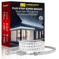10FT Male-to-Female Extension Power Cord for LED Neon Rope & Strip Lights