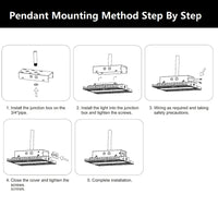 Conduit & Surface Mount Kit for X-LHBC Linear High Bay - Secure Mounting & Clean Wiring Solution