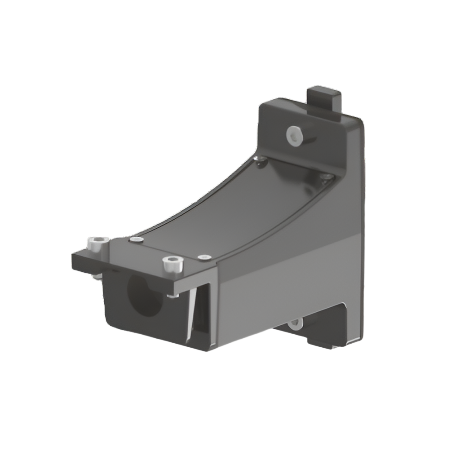 Square & Round Pole Mount – For ALH - Universal Pole Bracket for LED Area Lights - Lumens Depot