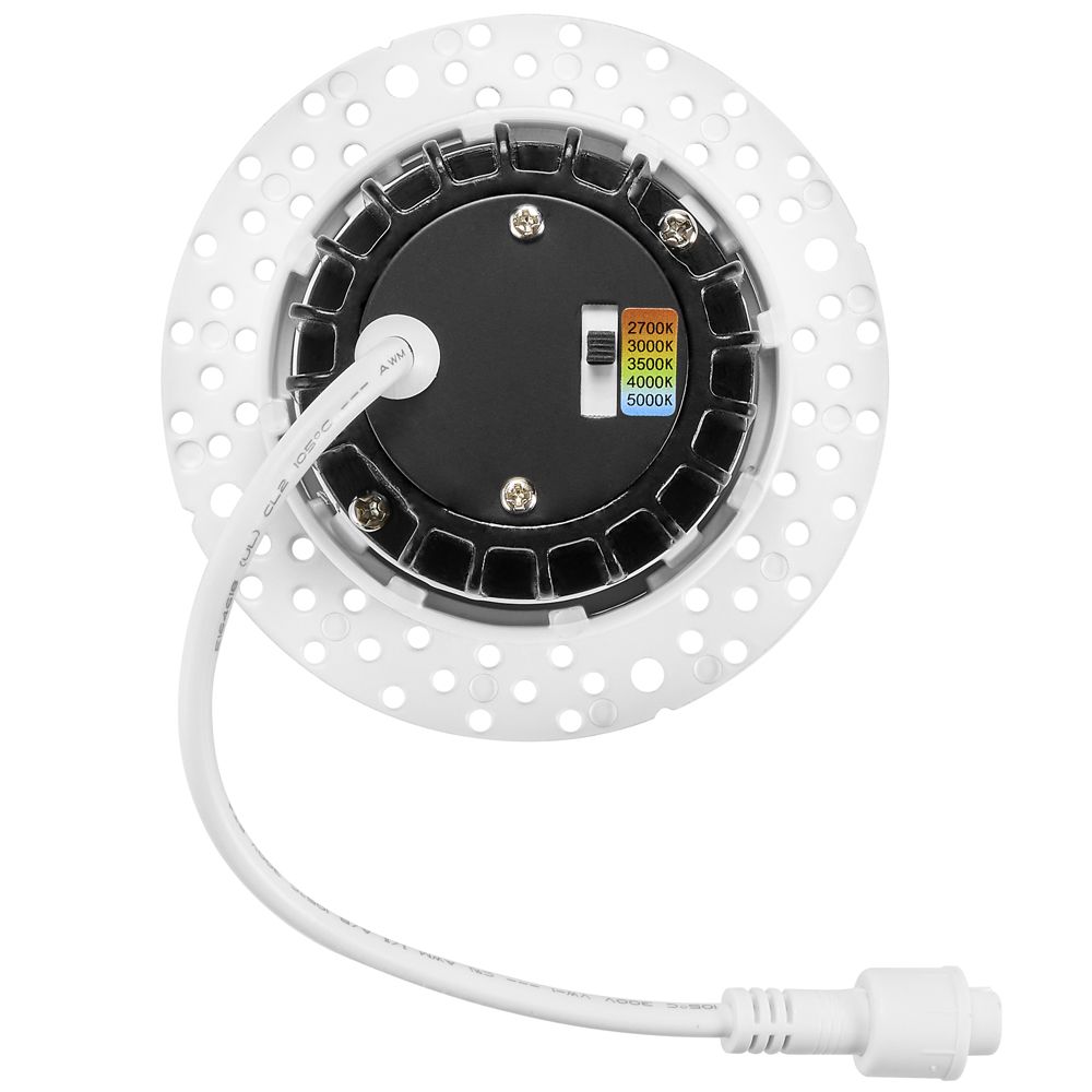 1-Inch LED Recessed Light, 9W, 600LM, 2700K-5000K, Dimmable, CRI 90+, ETL/Energy Star - Lumens Depot