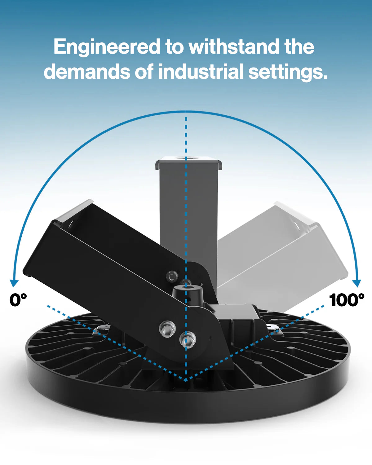 Adjustable U-Bracket Mount for UFO High Bay Light Fixtures - Lumens Depot