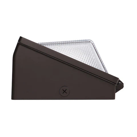 LED Wall Pack 76W/105W/125W Adjustable - 16,250 Lumens - CCT Selectable 3000K/4000K/5000K - IP65 Rated - UL & DLC Listed - 120-277V - Bronze Housing - Lumens Depot