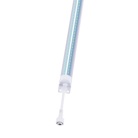 LED Cooler Light - 40W - 5200 Lumens - 5000K - 100V-277V - 6ft - White Housing - ETL & DLC Listed