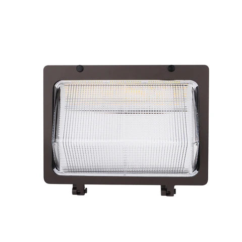 LED Wall Pack 76W/105W/125W Adjustable - 16,250 Lumens - CCT Selectable 3000K/4000K/5000K - IP65 Rated - UL & DLC Listed - 120-277V - Bronze Housing - Lumens Depot