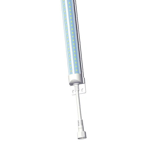 LED Cooler Light - 40W - 5200 Lumens - 5000K - 100V-277V - 6ft - White Housing - ETL & DLC Listed