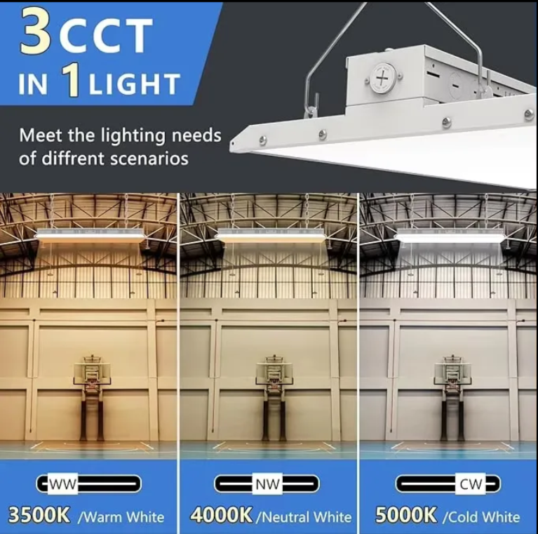 LED Linear High Bay Light, 2ft, 155W, CCT 5000k, 23,200 Lumens, 120-277 VAC - Lumens Depot