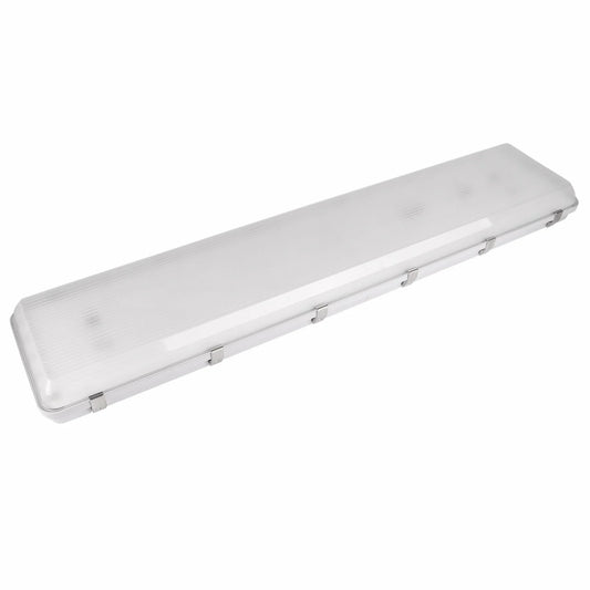LED Tri-Proof Light – 105W/135W/165W Selectable Wattage – Up to 21,450lm – DLC 5.1 Standard – 3500K/4000K/5000K CCT Tunable – IP66 Waterproof – Impact & Dust Resistant – White Housing - Lumens Depot