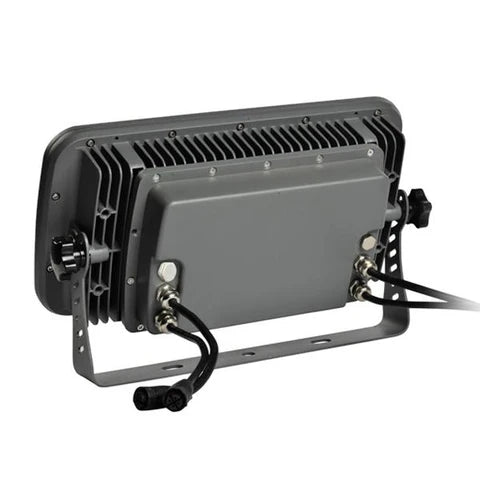 100W LED Flood Light - 3000K Warm White - 30° Beam Angle - Grey Housing - ETL Listed - Lumens Depot