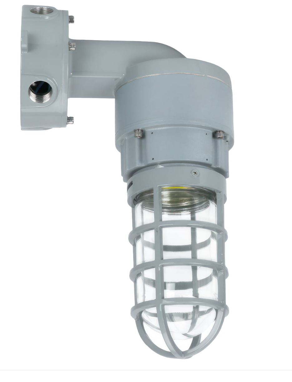 LED Explosion Proof Jelly Jar Light (Wall Mount), O Series, 20W, 5000K, 2800 Lumens, 100-277 VAC - Lumens Depot