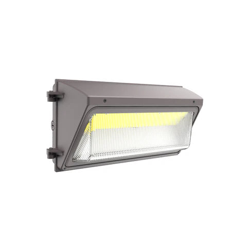 LED Wall Pack  80W/100W/120W/150W Adjustable - 22,500 Lumens - CCT Selectable 3000K/4000K/5000K - Built-in Photocell - IP65 Waterproof - UL & DLC Listed - 120-277V - Bronze Housing - Lumens Depot