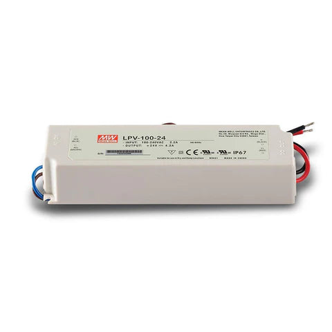 100W 24V DC LED Power Supply - IP67 Waterproof Outdoor Driver - UL Listed for Safe and Reliable Performance - Lumens Depot