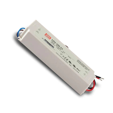 100W 24V DC LED Power Supply - IP67 Waterproof Outdoor Driver - UL Listed for Safe and Reliable Performance - Lumens Depot