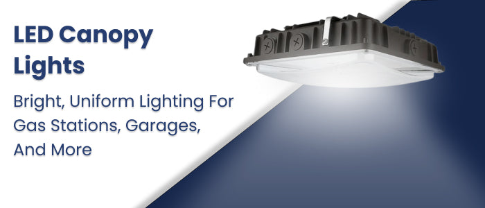 LED Canopy Lights Banner
