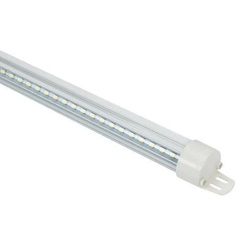 LED Cooler Light - 30W - 3900 Lumens - 6500K - 100V-277V - 6ft - White Housing - UL Listed