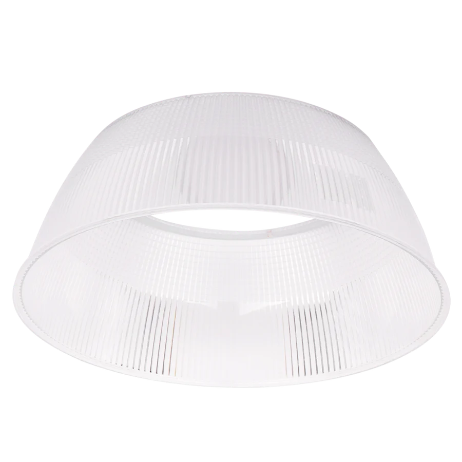 Small Polycarbonate Refractor – For HBS4 100W–150W - Lumens Depot