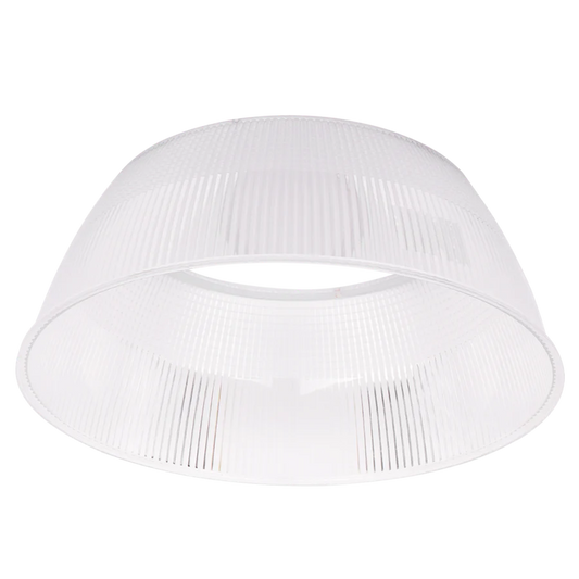 Large 100° Polycarbonate Refractor – For HBF 180W–310W - XHBG 320WS - HBSL 200W–240W - Lumens Depot