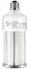LED Corn Bulb, 54W, 250W HID Replacement, 7600 Lumens, 5000K Daylight, E39 Base, 100-277 VAC - Lumens Depot
