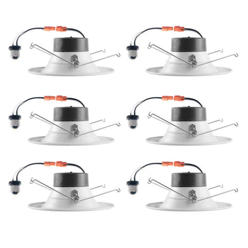 LED Recessed Downlight 6-inch, 15W, 1000 Lumens, 3K/4K/2700K/5000K Adjustable CCT, 120 VAC, Dimmable, ETL & Energy Star Listed - Lumens Depot