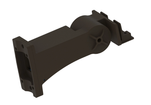 Adjustable Square & Round Pole Mount Ver2 – Dark Bronze - Universal Tilt Bracket for ALH LED Area Lights - Lumens Depot