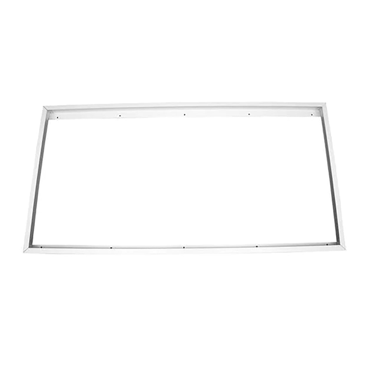 2x4 Surface Mount Kit for LED Flat Panel Light, Aluminum Ceiling Frame (24x48x3.13 inches) for Edge-Lit & Backlit Panels - Lumens Depot