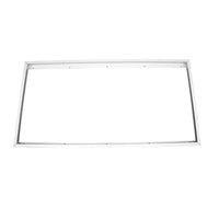 Surface Mount Kit for LED Flat Panel Light, 2x4, Aluminum Ceiling Frame (24x48x3.13 inches) for Edge-Lit & Backlit Panels