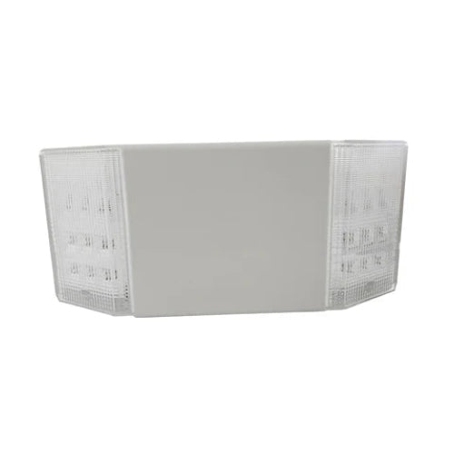 Dual Head LED Emergency Light – 3.6W - 200 Lumens - 6000K Daylight - 120-277V - Double-Sided - UL Listed - 3.6V Ni-MH Battery – White - Lumens Depot
