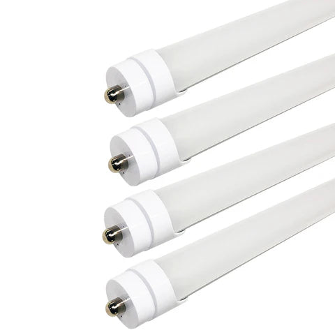 8FT LED T8 Tube - 60W - 7800 Lumens - 5000K Daylight - Frosted Lens - Double-Ended Power - ETL & DLC Listed - Lumens Depot