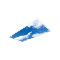 LED Ceiling Panel Light, Cloud Design, 40W/50W/60W/70W, 2x4, Selectable CCT 4000K-6500K, 9100 Lumens