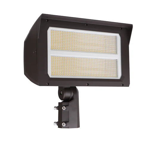LED Flood Light – Adjustable Wattage 200W/240W/300W - Slip Fitter & Yoke Mount Included - High-Performance Outdoor Security Light - Lumens Depot