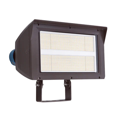 LED Flood Light – Adjustable Wattage 200W/240W/300W - Slip Fitter & Yoke Mount Included - High-Performance Outdoor Security Light - Lumens Depot