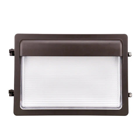 LED Wall Pack Light - 80W/100W/120W Adjustable - 16,200 Lumens - CCT Selectable 3000K/4000K/5000K - Built-in Photocell - IP65 Waterproof - UL & DLC Listed - 120-277V - Bronze Housing - Lumens Depot