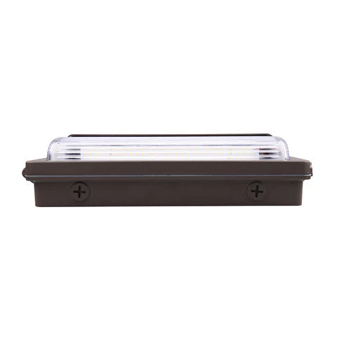 LED Wall Pack Light - 80W/100W/120W Adjustable - 16,200 Lumens - CCT Selectable 3000K/4000K/5000K - Built-in Photocell - IP65 Waterproof - UL & DLC Listed - 120-277V - Bronze Housing - Lumens Depot