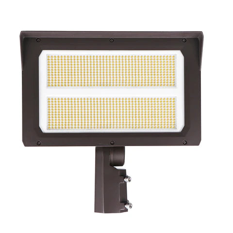 LED Flood Light – Adjustable Wattage 120W/150W/200W - Slip Fitter & Yoke Mount Included - High-Performance Outdoor Lighting - Lumens Depot