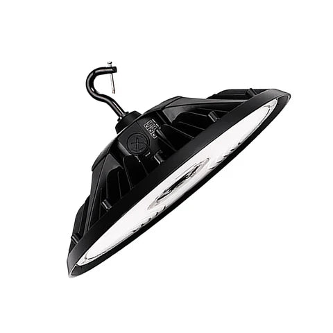 LED UFO High Bay, Selectable 180W/200W/240W and CCT 4000K/5000K, 36,000 Lumens, 120-277 VAC - Lumens Depot
