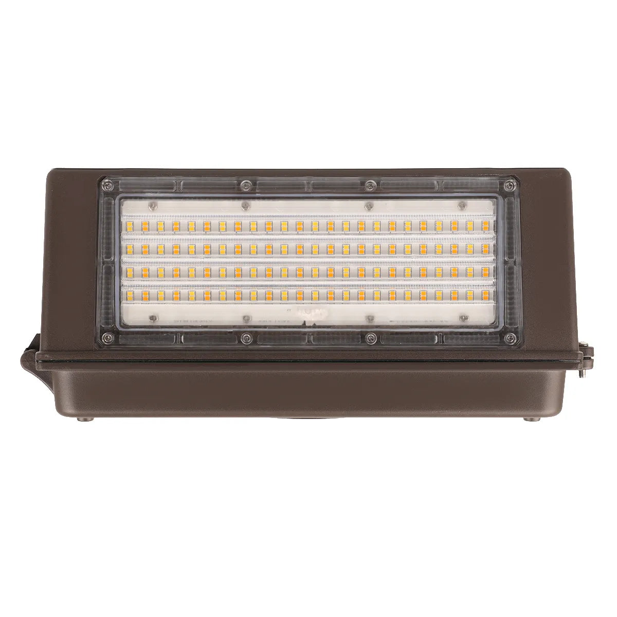 High-Performance Full Cut-Off LED Wall Pack - 120/100/80W - Built-in Photocell - Durable PC Lens- No DC12V - Lumens Depot