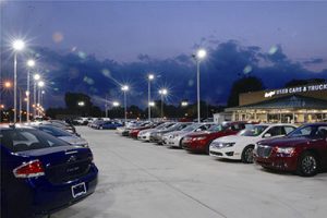 LED Area Light - 170W/200W/220W/240W Selectable - Max 36,000lm - 5000K Daylight - Dark Bronze Finish - DLC 5.1 Premium - Commercial Outdoor Lighting - Lumens Depot