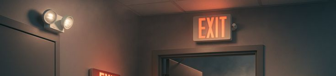 Why Emergency Exit Signs Fail & How to Prevent It (Complete US Safety & Compliance Guide)