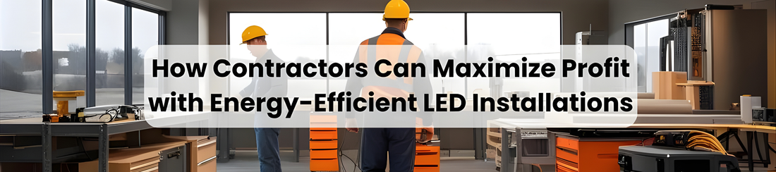 Energy-efficient LED installations to maximize contractors profit