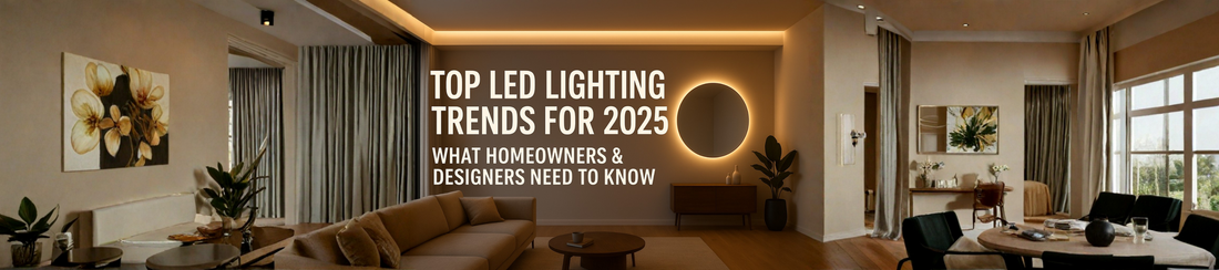 Top LED Lighting Trends Every Homeowner & Designer Should Watch in 2025