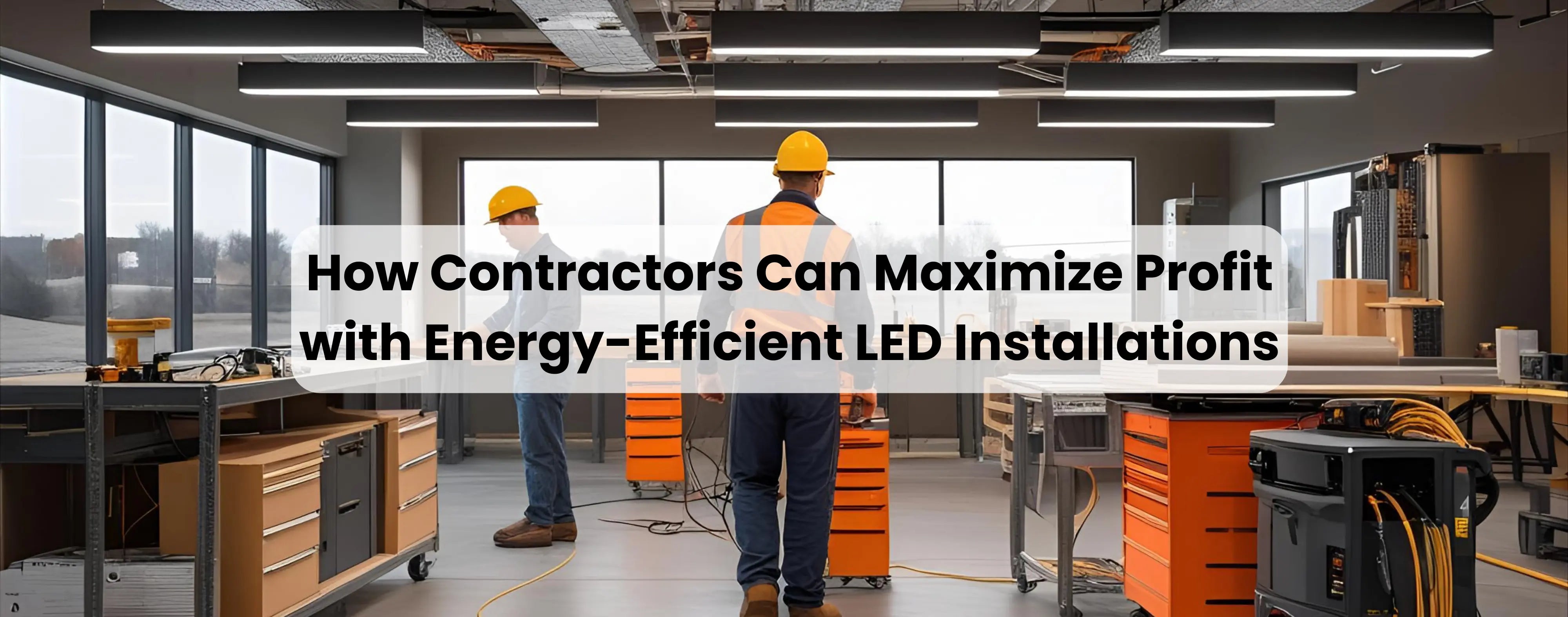 How Contractors Can Maximize Profit with Energy-Efficient LED Installations